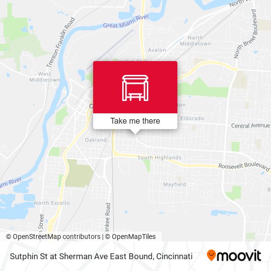 Sutphin St at Sherman Ave East Bound map
