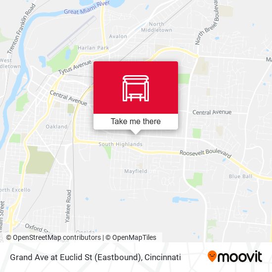 Grand Ave at Euclid St (Eastbound) map