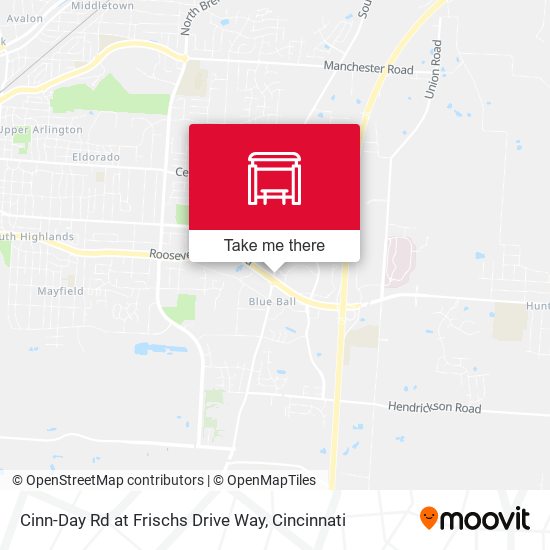 Mapa de Cinn-Day Rd at Frischs Drive Way