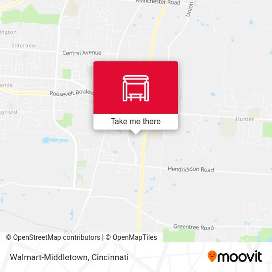 Walmart-Middletown map