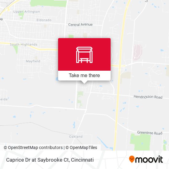 Mapa de Caprice Dr at Saybrooke Ct