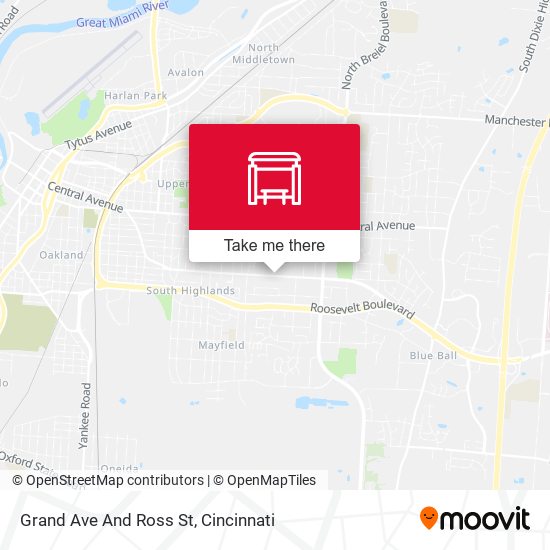 Mapa de Grand Ave And Ross St