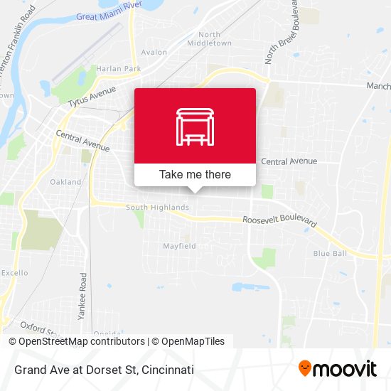 Grand Ave at Dorset St map