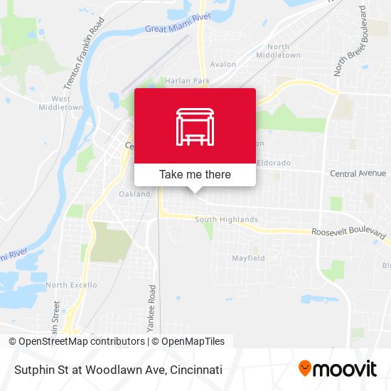Sutphin St at Woodlawn Ave map