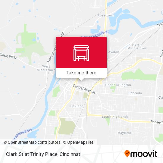 Clark St at Trinity Place map