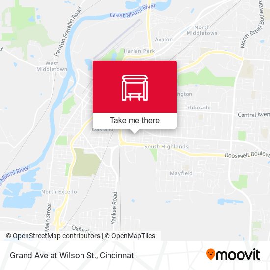 Mapa de Grand Ave at Wilson St.