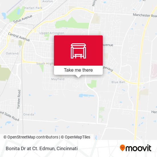 Bonita Dr at Ct. Edmun map