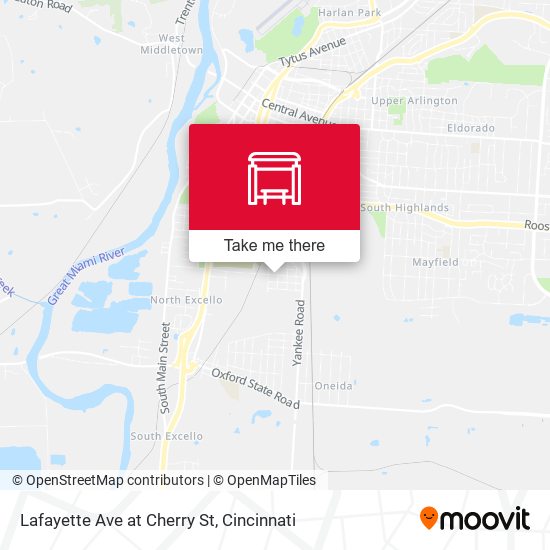 Mapa de Lafayette Ave at Cherry St