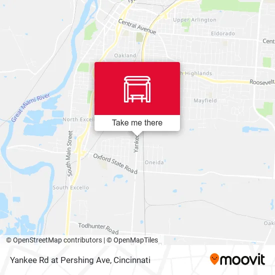 Mapa de Yankee Rd at Pershing Ave