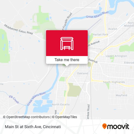Mapa de Main St at Sixth Ave