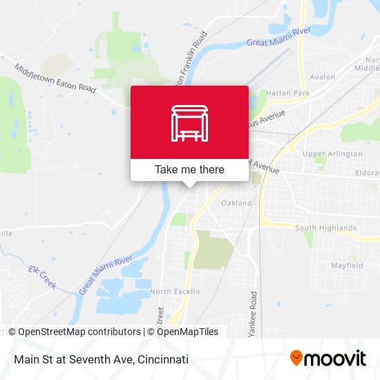 Main St at Seventh Ave map