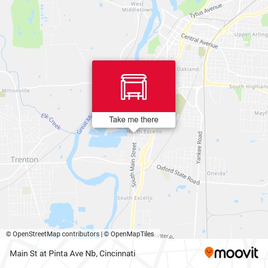 Main St at Pinta Ave Nb map