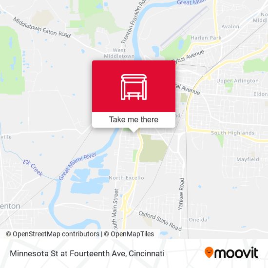 Minnesota St at Fourteenth Ave map