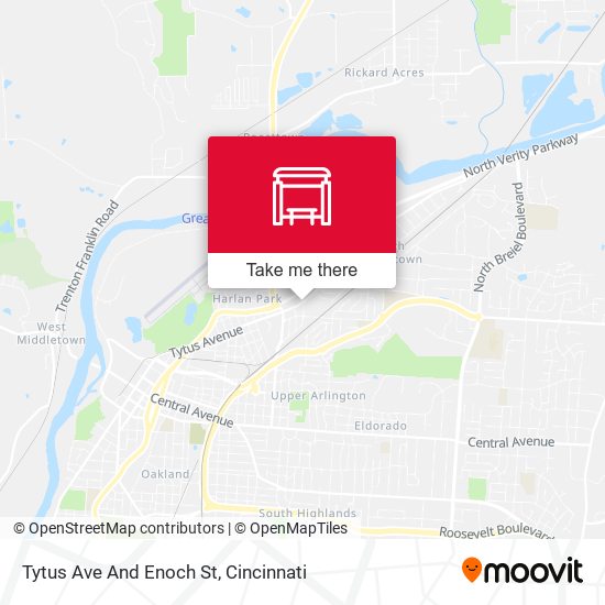 Tytus Ave And Enoch St map