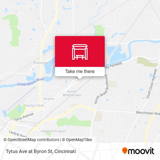 Tytus Ave at Byron St map