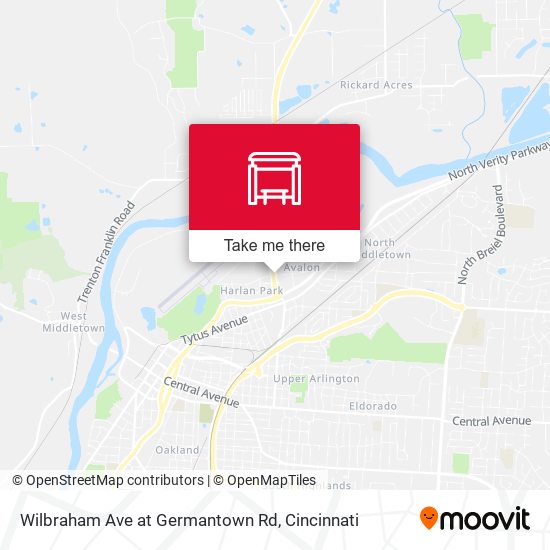 Mapa de Wilbraham Ave at Germantown Rd