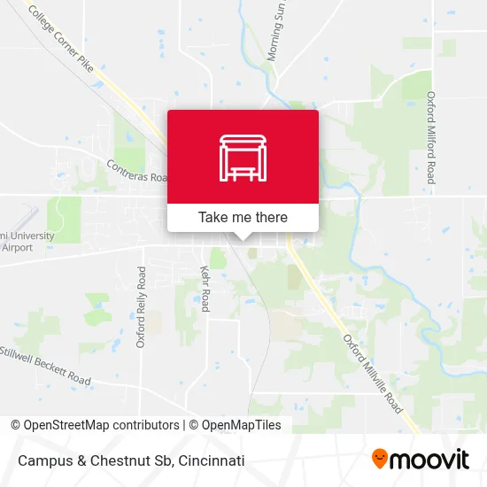 Campus & Chestnut Sb map