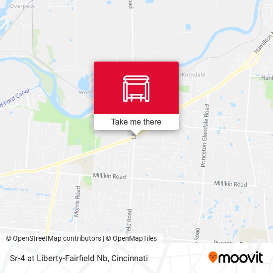 Sr-4 at Liberty-Fairfield Nb map