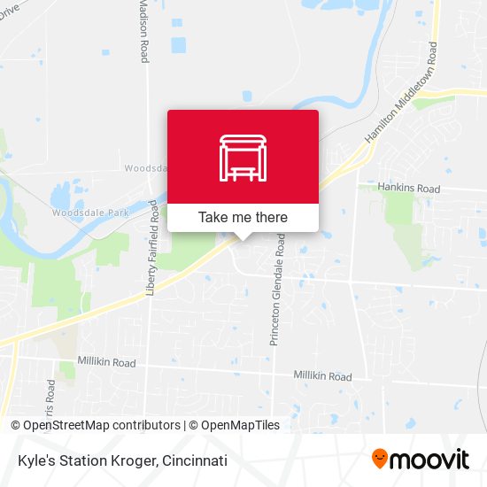 Kyle's Station Kroger map