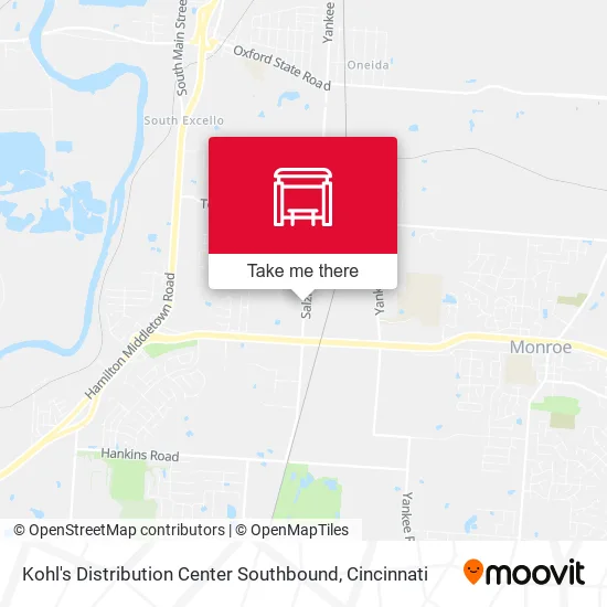 Mapa de Kohl's Distribution Center Southbound