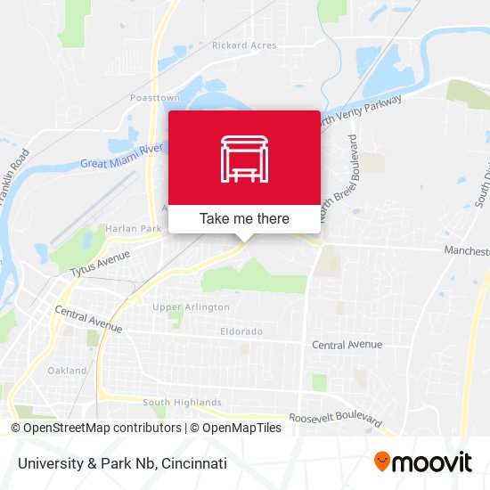 Mapa de University & Park Nb