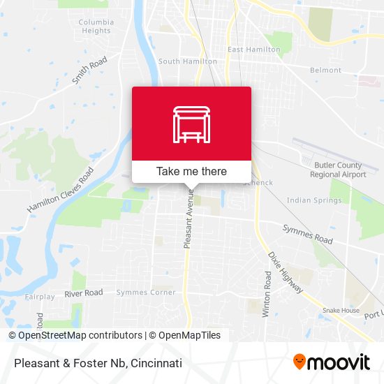 Pleasant & Foster Nb map