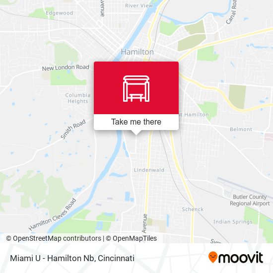 Mapa de Miami U - Hamilton Nb