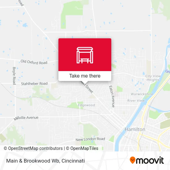 Main & Brookwood Wb map
