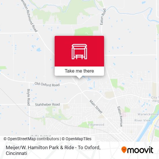 Mapa de Meijer / W. Hamilton Park & Ride - To Oxford