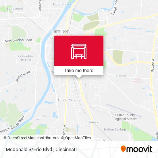 Mapa de Mcdonald'S/Erie Blvd.