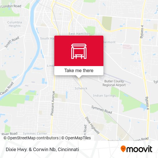 Mapa de Dixie Hwy. & Corwin Nb