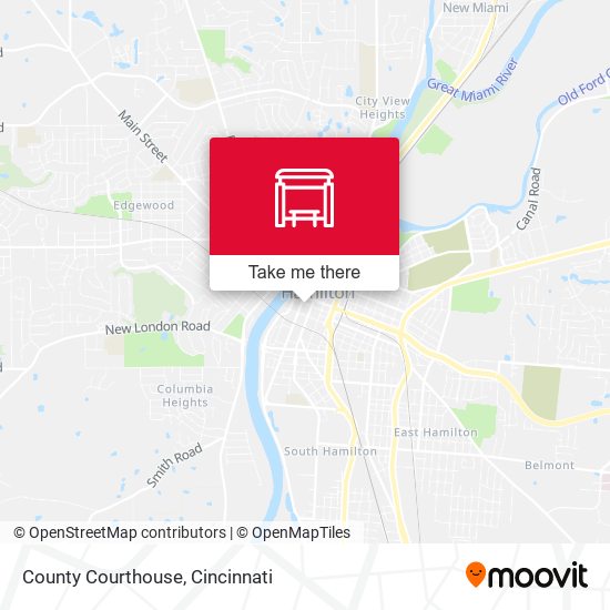 County Courthouse map