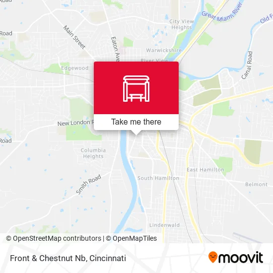 Mapa de Front & Chestnut Nb