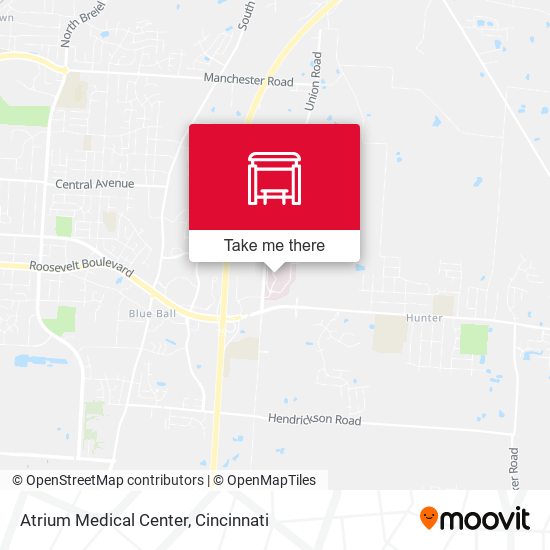 Atrium Medical Center map