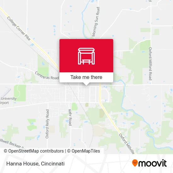 Hanna House map