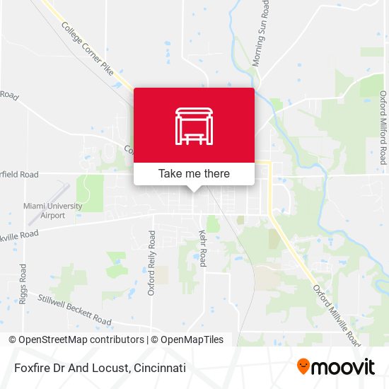 Foxfire Dr And Locust map