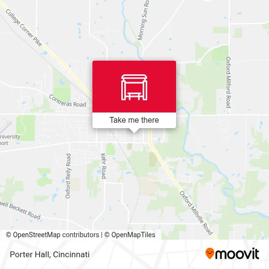 Porter Hall map
