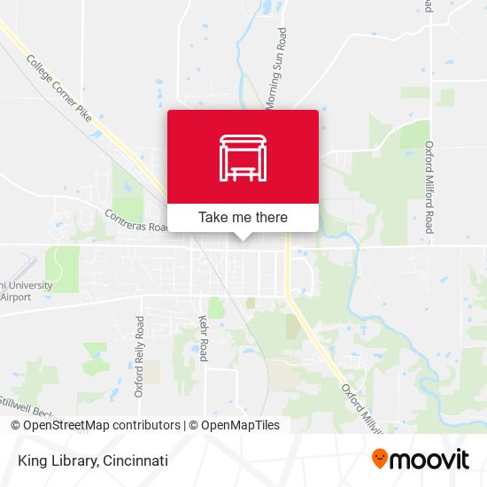 Mapa de King Library