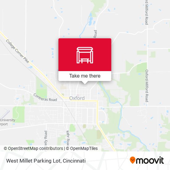 Mapa de West Millet Parking Lot