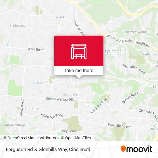 Mapa de Ferguson Rd & Glenhills Way