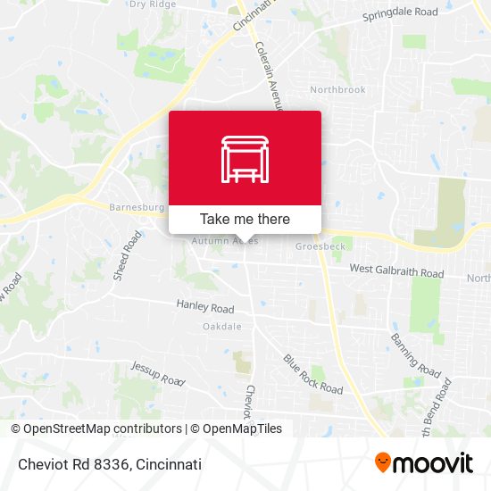 Mapa de Cheviot Rd 8336