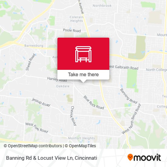 Mapa de Banning Rd & Locust View Ln