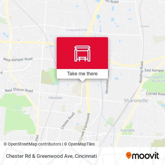 Mapa de Chester Rd & Greenwood Ave