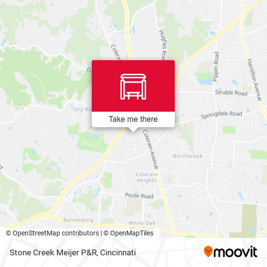 Stone Creek Meijer P&R map
