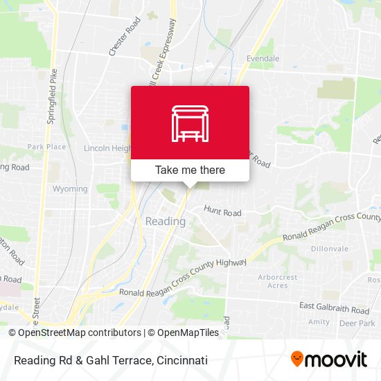 Mapa de Reading Rd & Gahl Terrace