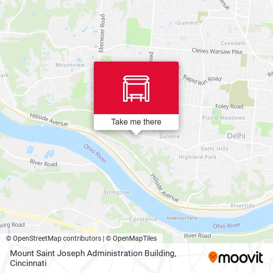 Mapa de Mount Saint Joseph Administration Building