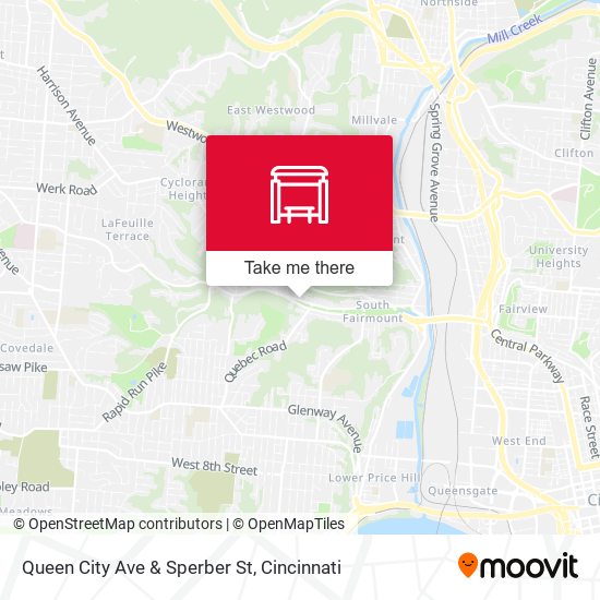 Mapa de Queen City Ave & Sperber St