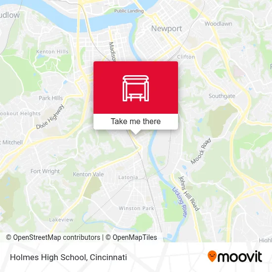 Holmes High School map