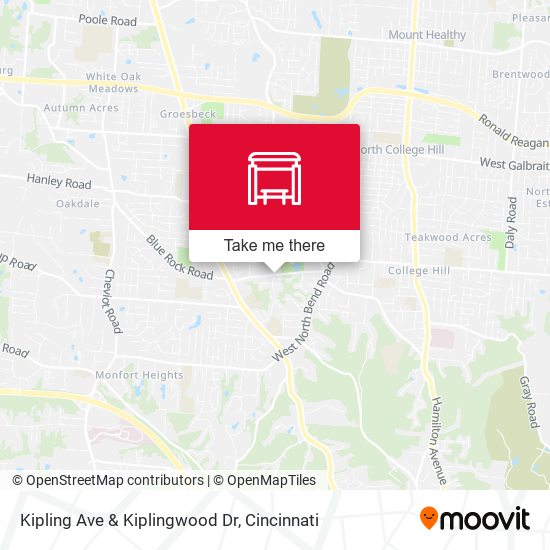 Kipling Ave & Kiplingwood Dr map