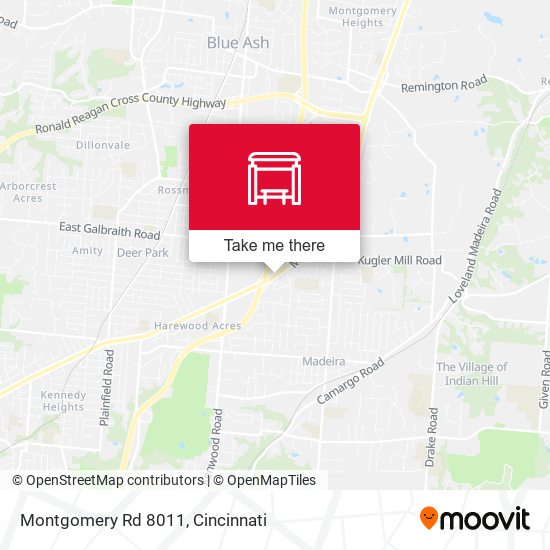 Mapa de Montgomery Rd 8011